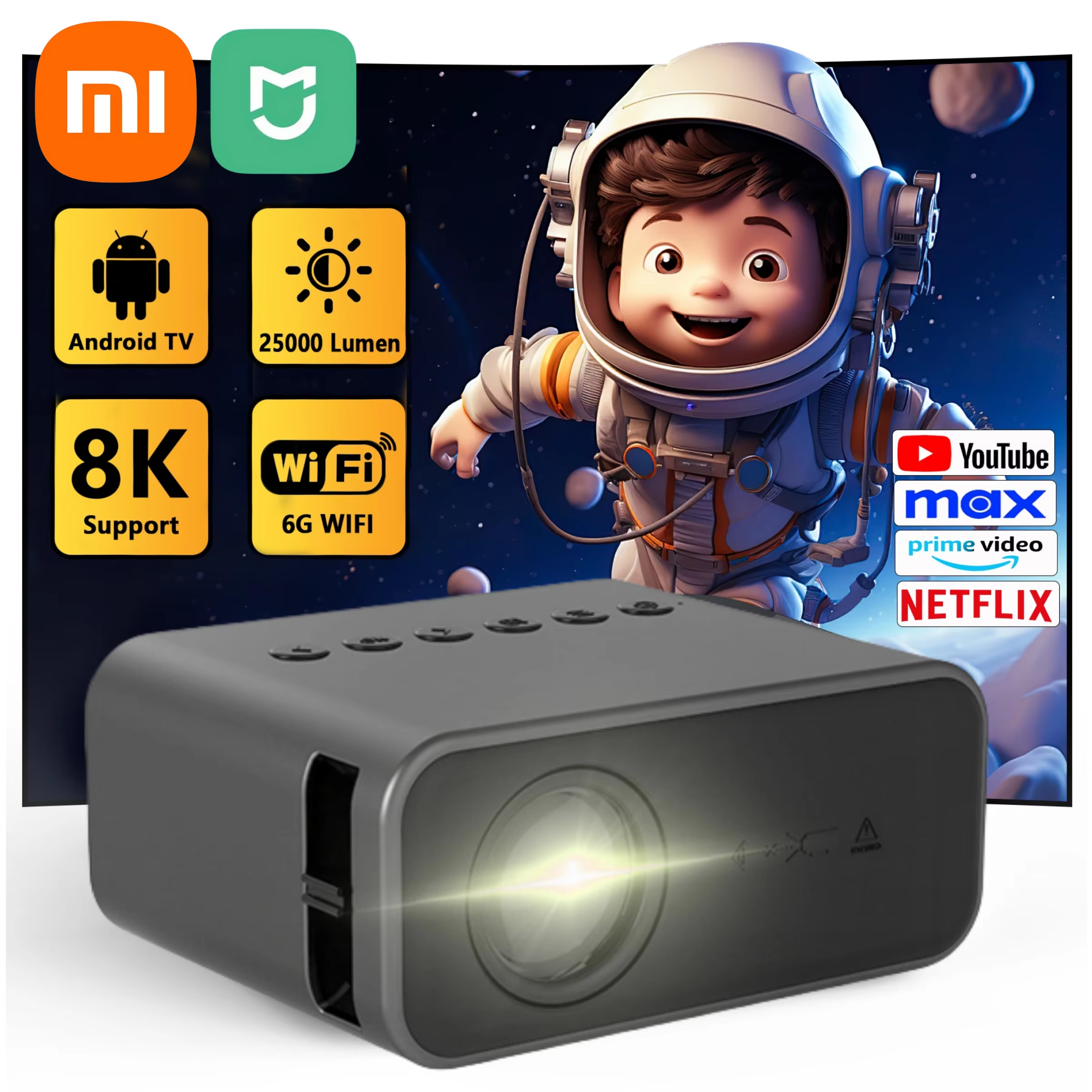 xiaomi mini portable 8k hd projector for home entertainment and gaming xiaomi mini portable 8k hd projector for home entertainment and gaming